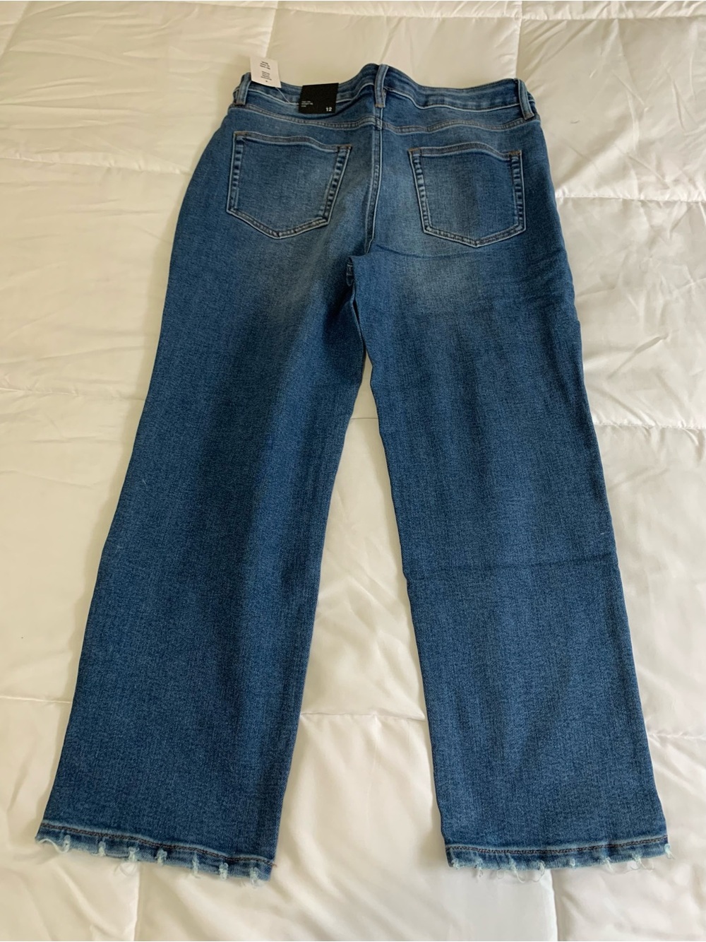 New Ricki’s high rise straight leg crop jean Size 12 - Picture 2 of 8